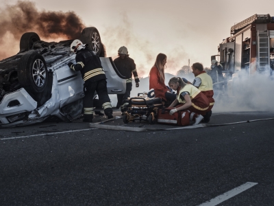 Slachtoffer van een verkeersongeval